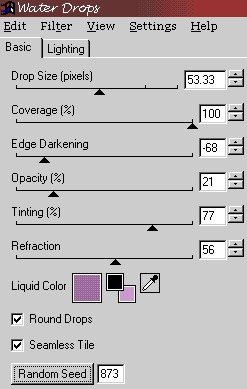 eye candy 4000 settings