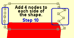 Add 4 new nodes to each side