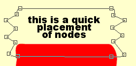 quick placement of nodes