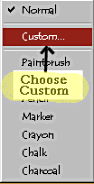Choose Custom